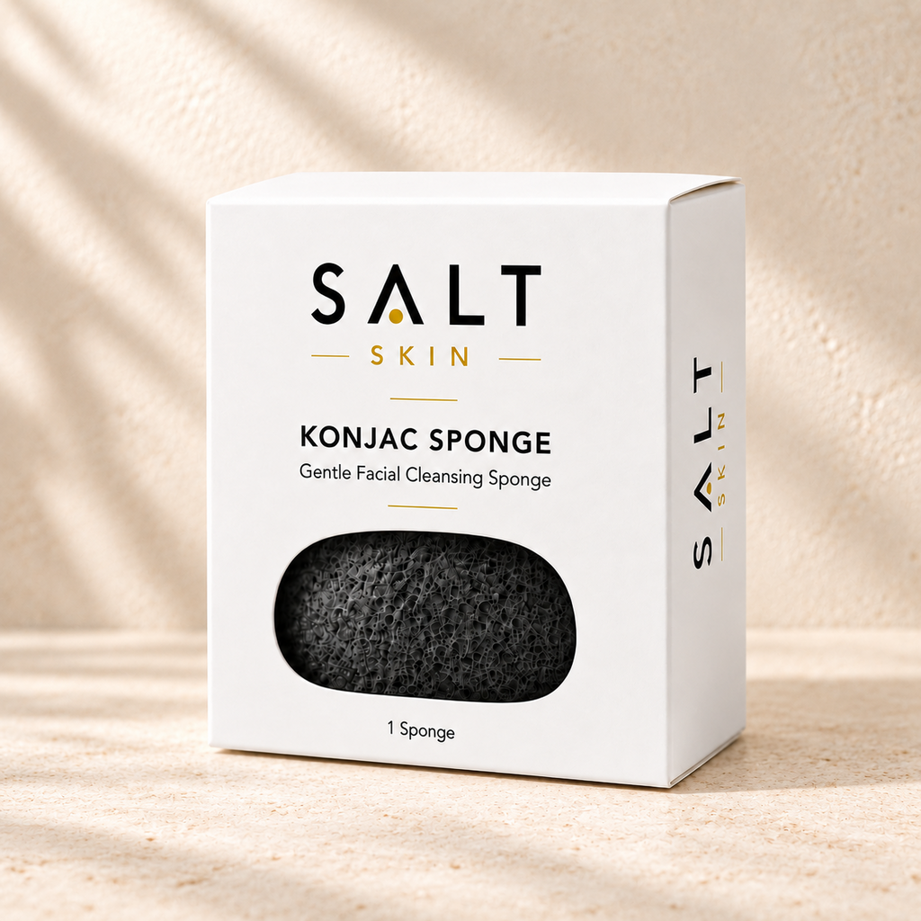 SALT Skin Black Konjac Cleansing Sponge