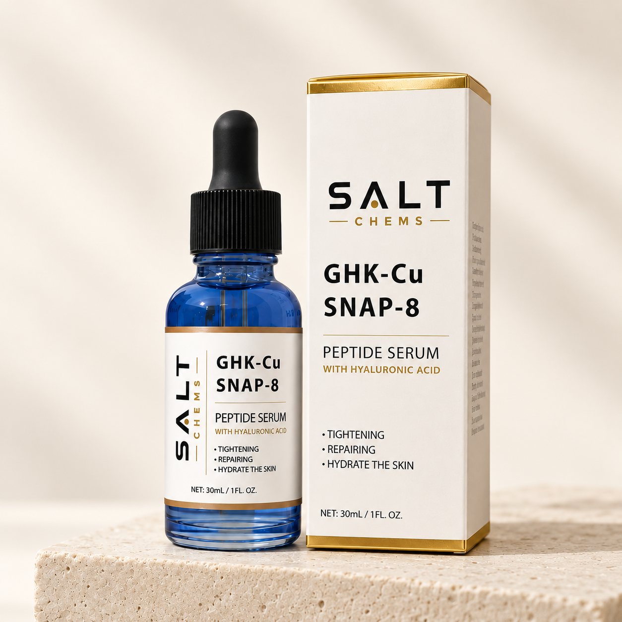 SALT GHK-Cu + SNAP-8 Peptide Serum